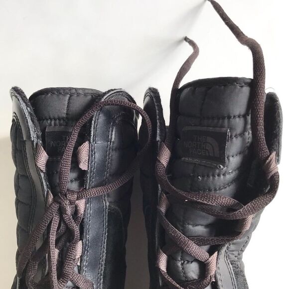 The North Face Girls Shellista waterproof boots GUC- wear on heels size 3 youth - Picture 4 of 10